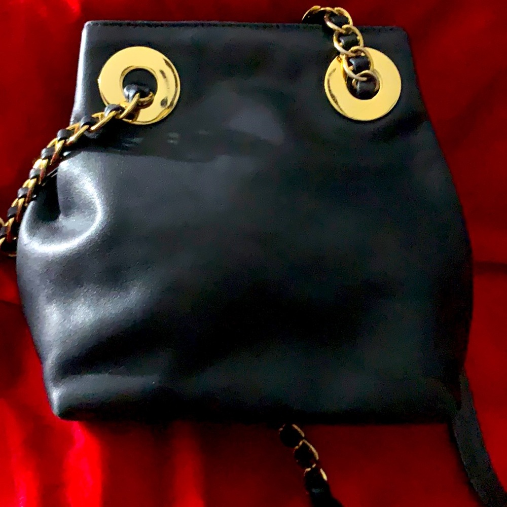 LJS Blue Shoulder purse